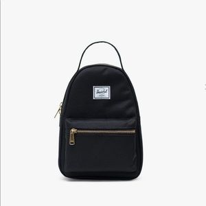 Herschel supply mini backpack black NWT